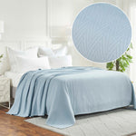 Lightweight Cotton Blanket – Metro Chevron, All-Season Bedding