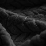 Hope Herringbone Fluffy Fleece Blanket - Soft All-Season Throw