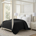 Hope Herringbone Fluffy Fleece Blanket - Soft All-Season Throw