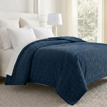 Hope Herringbone Fluffy Fleece Blanket - Soft All-Season Throw