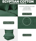 300 Thread Count Egyptian Cotton Solid Duvet Cover