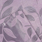 Leaves Room Darkening Washable Blackout Curtain Panels, Set of 2