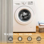 100 % Blackout Curtains Grommet Machine Washable 2 Panels