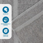 Superior Eco-Friendly Cotton 8 Piece Hand Towel Set