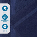 Superior Eco-Friendly Cotton Absorbent Assorted 12-Piece Towel Set