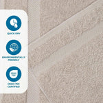 Superior Eco-Friendly Cotton 8 Piece Hand Towel Set