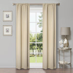 Blackout Window Curtains Solid Room Darkening Washable Set of 2