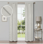 Blackout Window Curtains Wave Geometric Room Darkening Washable Set of 2