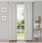 Blackout Window Curtains Wave Geometric Room Darkening Washable Set of 2