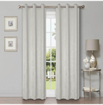 Blackout Window Curtains Wave Geometric Room Darkening Washable Set of 2