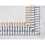 Inaya Modern Stripe Tufted Shag Washable Bath Rugs, Set of 2