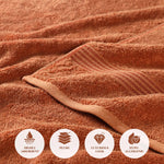 Egyptian Cotton Plush Absorbent Luxury Bath Towel Set of 4