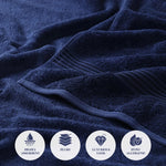 Egyptian Cotton Heritage Plush Bath Sheet Set of 2