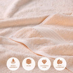 Heritage Egyptian Cotton Plush Thick Absorbent Hand Towel Set of 8