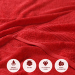 2-Piece Egyptian Cotton Plush Bath Towel Set - Heritage