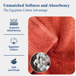 Madeline Egyptian Cotton Plush Heavyweight 8 Piece Towel Set