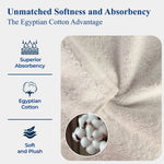 Madeline Egyptian Cotton Plush Heavyweight 8 Piece Towel Set
