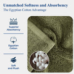 10-Piece Egyptian Cotton Plush Towel Set - Madeline