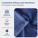 10-Piece Egyptian Cotton Plush Towel Set - Madeline