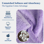 Madeline Egyptian Cotton Plush Heavyweight 8 Piece Towel Set