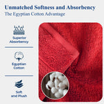 10-Piece Egyptian Cotton Plush Towel Set - Madeline