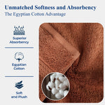 Egyptian Cotton Face Towel Set of 6 by Madeline