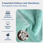 Egyptian Cotton Madeline Plush Towel Set 9 Piece