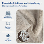 Madeline Egyptian Cotton Plush Heavyweight 8 Piece Towel Set
