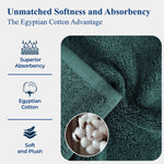 Egyptian Cotton Madeline Plush Towel Set 9 Piece