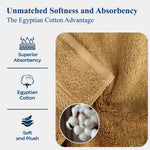 Egyptian Cotton Face Towel Set of 6 by Madeline