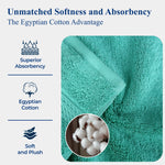 Egyptian Cotton Madeline Plush Towel Set 9 Piece