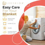 100% Cotton Waffle Blanket – Cooling Waffle Weave, Lightweight & Breathable Gumdrop