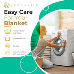 100% Cotton Waffle Blanket – Cooling Waffle Weave, Lightweight & Breathable Gumdrop