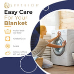 100% Cotton Waffle Blanket – Cooling Waffle Weave, Lightweight & Breathable Gumdrop