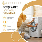 100% Cotton Waffle Blanket – Cooling Waffle Weave, Lightweight & Breathable Gumdrop