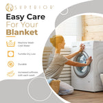 100% Cotton Waffle Blanket – Cooling Waffle Weave, Lightweight & Breathable Gumdrop