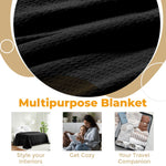 100% Cotton Waffle Blanket – Cooling Waffle Weave, Lightweight & Breathable Gumdrop