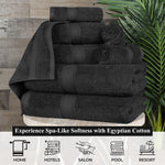 Egyptian Cotton Face Towel Set of 6 by Madeline