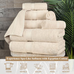 Egyptian Cotton Madeline Plush Towel Set 9 Piece