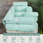 Egyptian Cotton Madeline Plush Towel Set 9 Piece