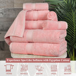 Madeline Egyptian Cotton Bath Towels - Plush Bath Sheet Set of 2