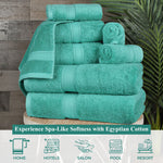 Egyptian Cotton Face Towel Set of 6 by Madeline