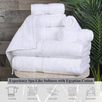 10-Piece Egyptian Cotton Plush Towel Set - Madeline