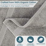 Oregon Organic Cotton Medium Weight Solid 3-Piece Towel Set
