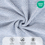 Chrisney Cotton Blanket - Textured Chevron Weave & All Season Comfort