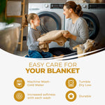 100% Cotton Thermal Blanket – Diamond Weave All-Season, Lightweight & Breathable