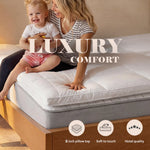Superior Brushed Microfiber Down Alternative Mattress Topper 2 Inch