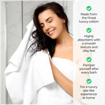 2 Piece Cotton Plush Bath Towel Set Giza