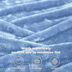 Superior Fleece Plush Medium Weight Fluffy Solid Decorative Blanket
