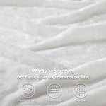 Superior Fleece Plush Medium Weight Fluffy Solid Decorative Blanket